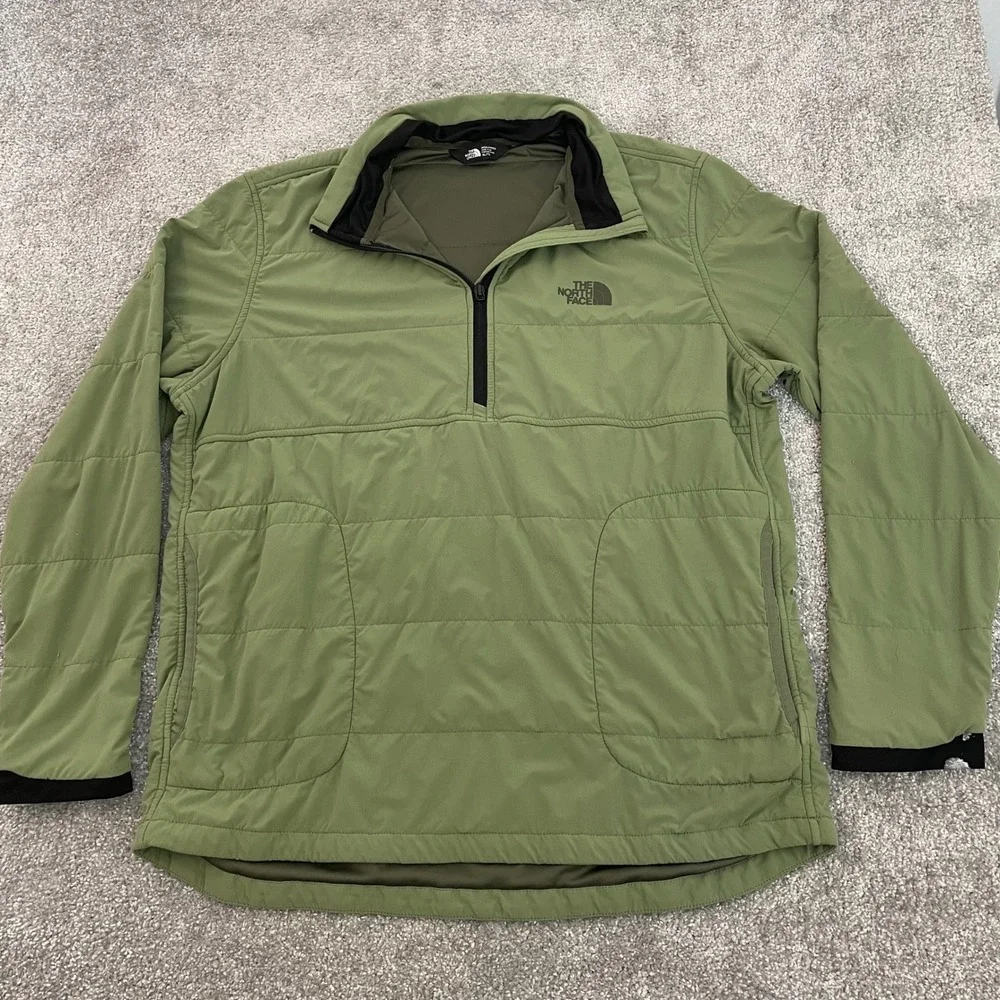 North Face 1/4 Zip Pullover Mens Extra Large Mountain Sweatshirt Quilted Gorp
